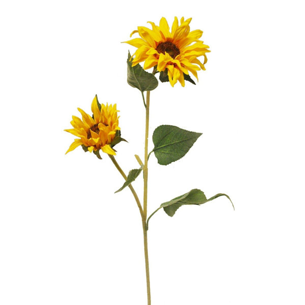 Primrue Fabric Sunflower Stems, Bushes, And Sprays Arrangement